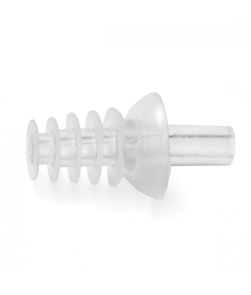 Accordion Earpiece, transparent
